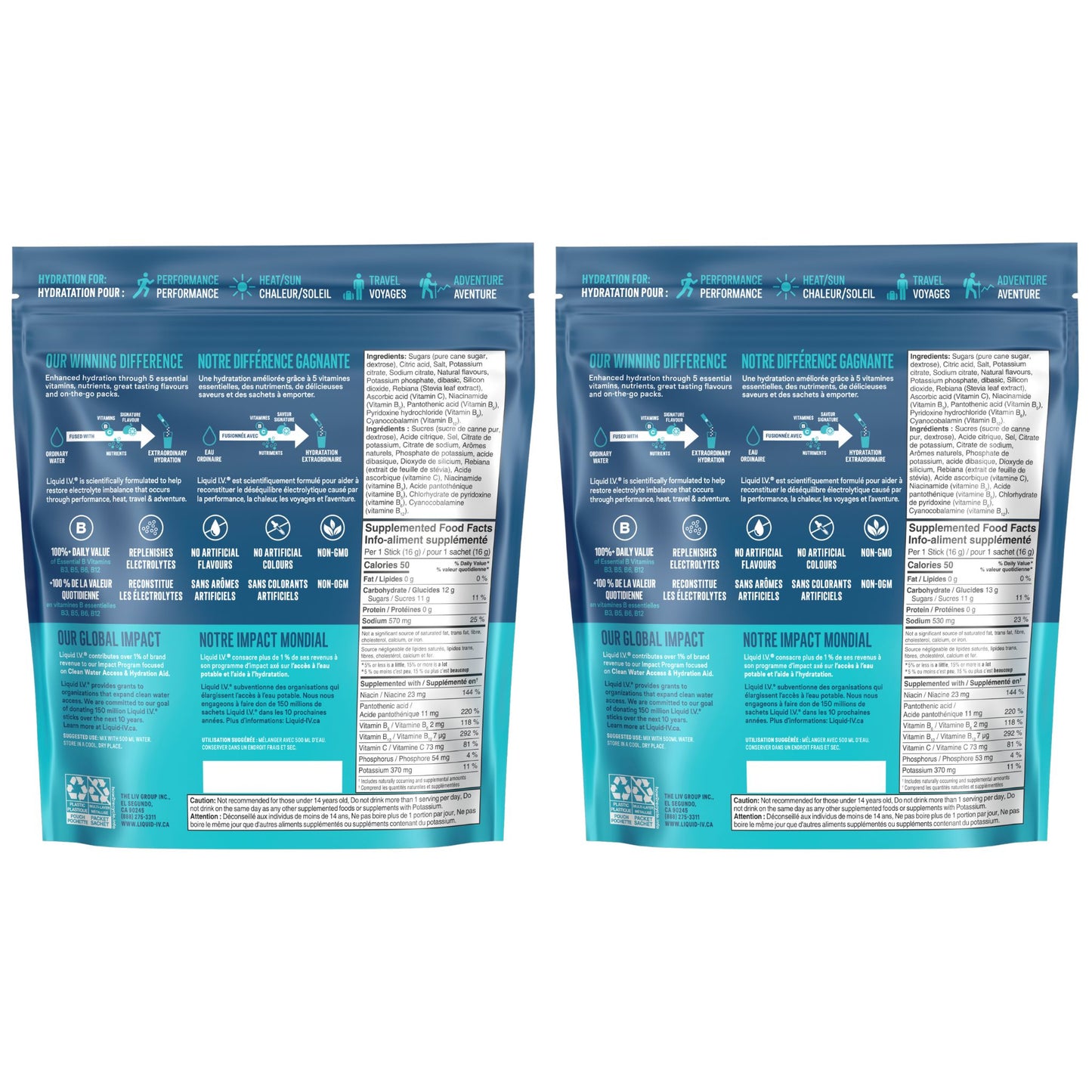 Pack Bachelorette et Bachelor I.V. liquide (lot citron vert et fraise)