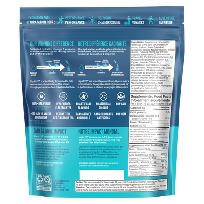 Liquid I.V. Hydration Multiplier, Tropical Punch - Hydration Powder Packets, Electrolyte Powder Drink Mix, 16 servings (Pack of 1)