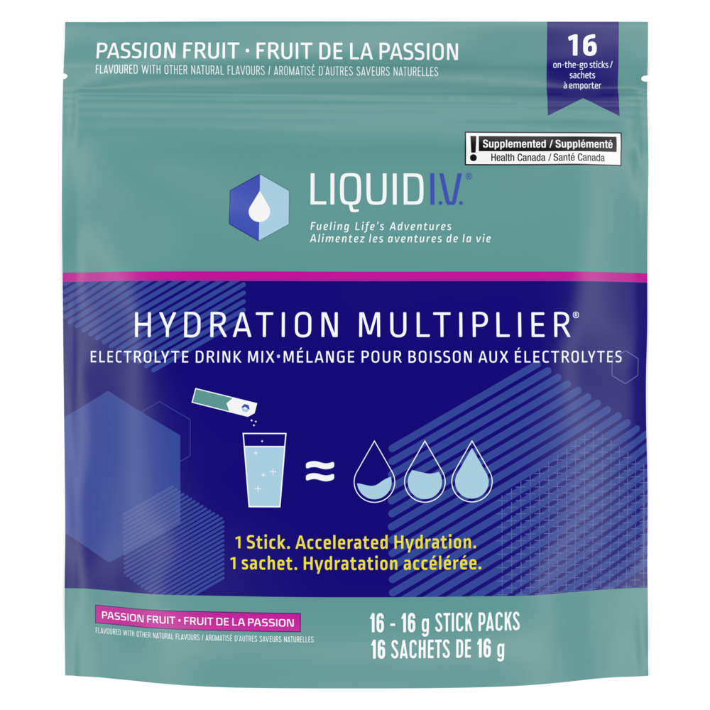 Multiplicateur d'hydratation liquide IV Fruit de la passion