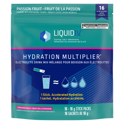 Multiplicateur d'hydratation liquide IV Fruit de la passion